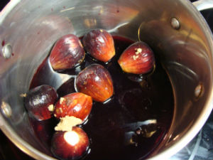 Fresh fig compote